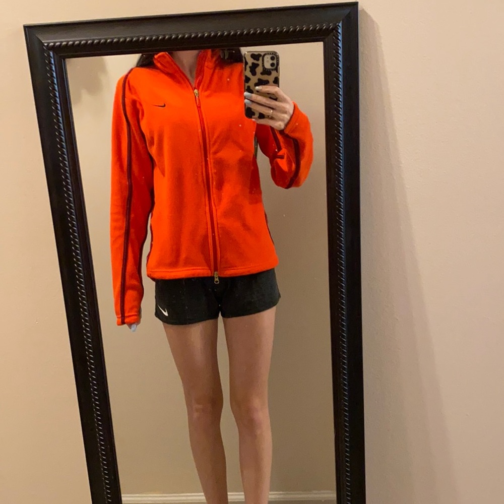 Nike Orange Full-Zip Jacket